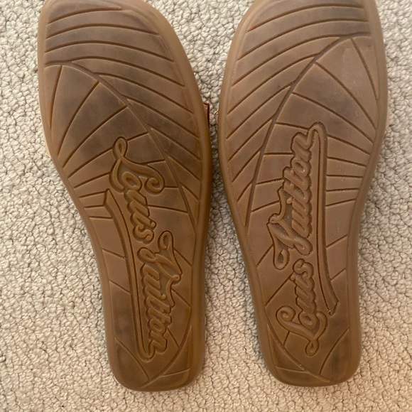 Louis Vuitton Denim Monogram Sandal Slides 38.5 size 8.5 - Picture 7 of 7